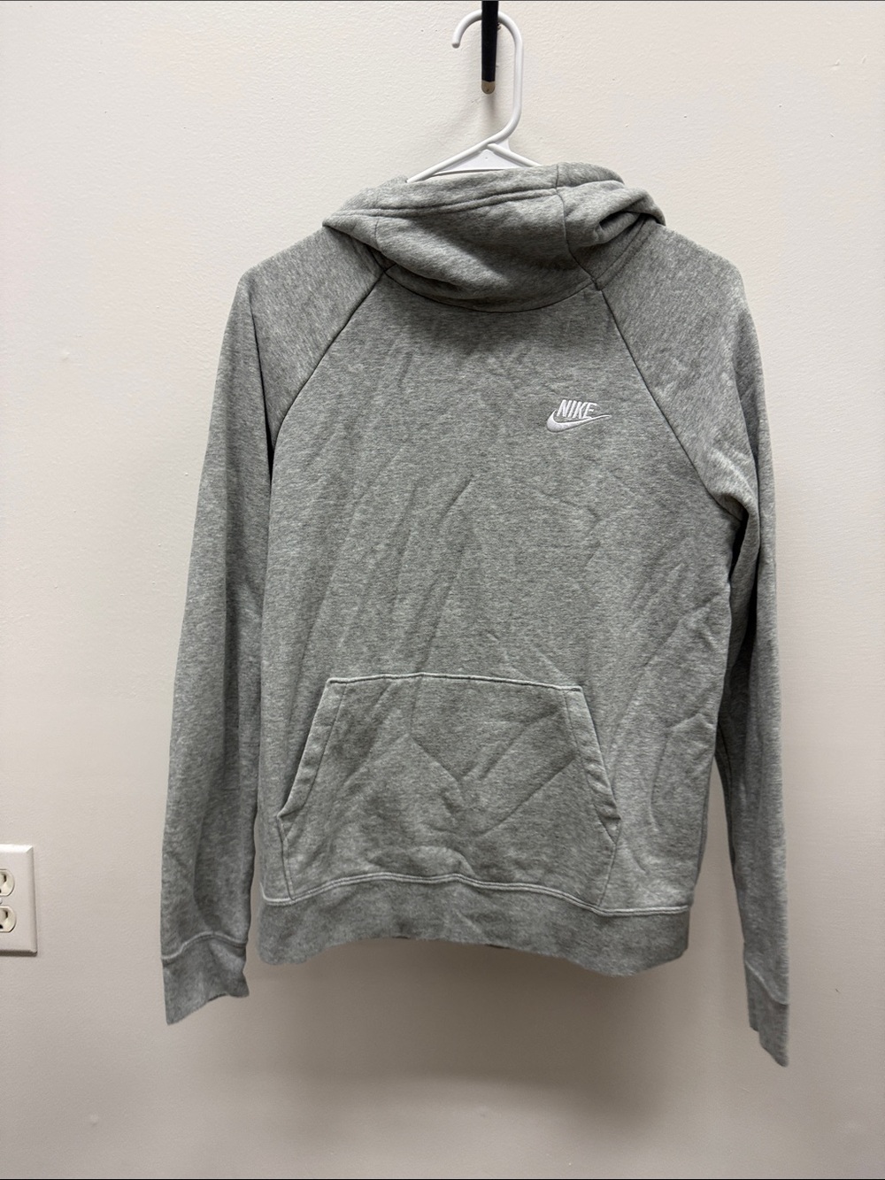 Nike Gray Women's Hooded Crewneck Sweatshirt